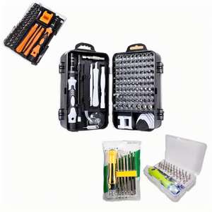 Professionele Reparatie Set Mini Precisie Magnetische Crv Staal 115 Stuks Schroevendraaier Bit Set Multifunctioneel Voor Mobiele Telefoon - Product Image 1