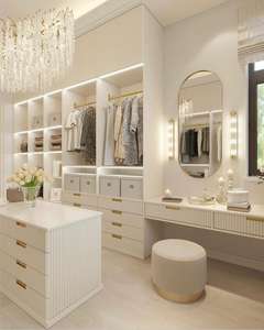 Meubles de chambre à coucher en bois moderne petite promenade dans la garde-robe - Product Image 5