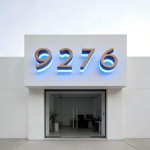 Enseigne commerciale personnalisée en acrylique IP65, fabriquée directement par SONGWEN, lettres 3D rétroéclairées par LED, lumière blanche chaude douce 2700K, installation facile - Product Image 2