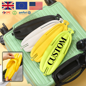 Produit Tendance 2026 – Claquettes Pliables Jetables Portables pour Femme, Homme, Couple – Idéales pour l'Été, l'Hôtel, la Plage – Claquettes Banane en EVA - Product Image 1