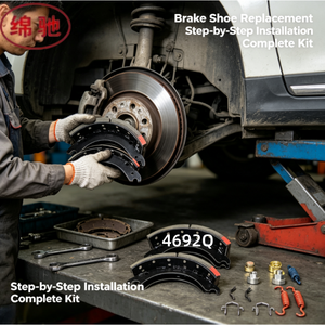 Plaquettes <span class=keywords><strong>de</strong></span> frein à haute friction pour camions lourds 4692Q pour kit <span class=keywords><strong>de</strong></span> réparation <span class=keywords><strong>de</strong></span> freins à tambour <span class=keywords><strong>de</strong></span> remorques commerciales et véhicules lourds - Product Image 2
