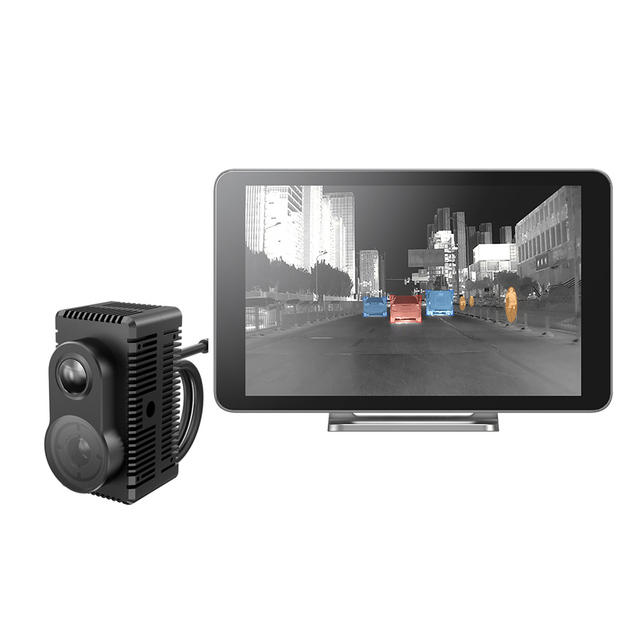 Thermal Master NS7 Infrared Car Camera Night Vision Thermal Imaging Pedestrian Vehicle Detection 7-inch LCD Touchscreen R+ AI