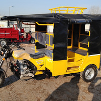 200-250cc 연료식 삼륜차 툭툭 7인승 여객 택시 레저 관광용 모터 릭샤 대여
