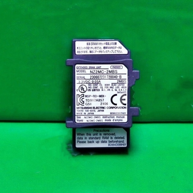 NZ2MC-2MBS Brand New Memory Card Original Programmable Logic Controller Module With One-year Warranty