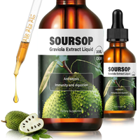 Extrait liquide de feuilles de corossol (graviola) personnalisé OEM avec multivitamines pour stimuler l'immunité – Gouttes de corossol