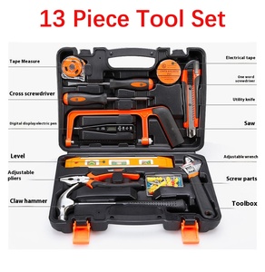 Outils électriques Impact, perceuse compacte sans balais, boîte à outils pour réparation à domicile, kit d'outils à main, réparation automobile et projets de bricolage - Product Image 5