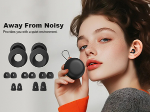 ที่อุดหูแบบเงียบ 5 ขนาด รุ่นยอดนิยม พร้อมแผ่นกรองเมมโมรี่โฟม  ซิลิโคนตัดเสียงรบกวน สำหรับการนอนหลับ - Product Image 3