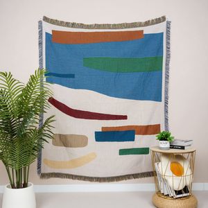 Couverture de canapé et de lit en coton et polyester doux, style dessin animé, avec logo personnalisé, motif aztèque, à prix abordable, idéale pour les canapés et l'hôtellerie – Vente chaude - Product Image 6