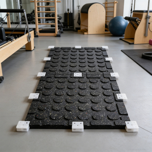 Tapis de sol de gym en caoutchouc composite 15 mm, couleurs assorties, <span class=keywords><strong>prix</strong></span> <span class=keywords><strong>d</strong></span>'usine, pour salle de sport à domicile, tapis de sol de gym emboîtable - Product Image 2
