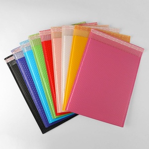 Enveloppe d'expédition A5 personnalisée avec logo, blanche, pour pochette poly avec rembourrage à bulles, pour supermarché, épicerie et promotion - Product Image 1