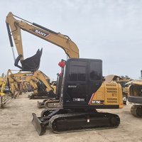 Excavator Bekas SANY SY75C PRO 43KW Mesin Isuzu, Penggali Hidrolik, Efisiensi Tinggi, Hemat Bahan Bakar, Mesin Konstruksi Dijual
