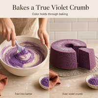 Poudre d'Ube 100% Pure, Poudre d'Igname Violette Naturelle, Colorant Violet Naturel pour la Pâtisserie, les Boissons et les Desserts