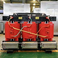 Transformateur sec de type SCB14 à enroulement en aluminium, 3 phases, 10 kV, 1000 kVA, résine époxy, refroidissement par air, taille compacte, pour campus scolaire