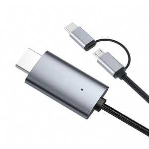 Micro <span class=keywords><strong>USB</strong></span> Loại C để <span class=keywords><strong>HDMI</strong></span> <span class=keywords><strong>Adapter</strong></span> cáp cho điện thoại 2m 1080P - Product Image 2
