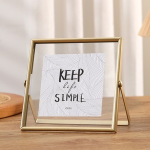Marco de <span class=keywords><strong>Fotos</strong></span> Metálico de Sobremesa para <span class=keywords><strong>Fotos</strong></span> <span class=keywords><strong>Polaroid</strong></span>, Tamaños de 6, 7 y 8 Pulgadas, Pinturas y Decoraciones de Flores Secas - Product Image 5