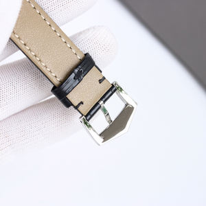 Nuevo Reloj Mecánico Blanco de Lujo de Diseñador 2025, Reloj Unisex de Alta Calidad con Correa de Cuero y Acero Inoxidable, Esfera con Agujas - Product Image 6