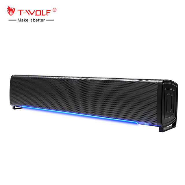 Factory Wholesale Speaker Wired Soundbar Wired Home Theatre System TV 2.0 Computer Games Laptop Speaker