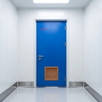 Porte en acier ignifugée de style moderne, personnalisée en usine, de haute qualité, pour usage commercial