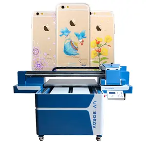 Printer Flatbed Uv otomatis harga pabrik untuk pena Golf bola Id kartu kredit pena mencetak mesin toko Printer Uv 3d