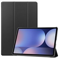 Étui de protection magnétique à trois volets en PU+PC pour Samsung Galaxy Tab S10 Plus /S9 Plus/S9 FE Plus 12.4