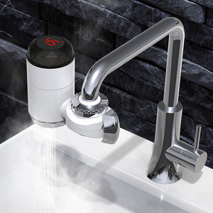 Calentador <span class=keywords><strong>de</strong></span> <span class=keywords><strong>agua</strong></span> eléctrico para ducha, grifo <span class=keywords><strong>de</strong></span> <span class=keywords><strong>agua</strong></span> <span class=keywords><strong>de</strong></span> calentamiento rápido giratorio <span class=keywords><strong>de</strong></span> 360 °, calentador <span class=keywords><strong>de</strong></span> <span class=keywords><strong>agua</strong></span> sin tanque para instalación gratuita <span class=keywords><strong>de</strong></span> lavabo y ducha - Product Image 4