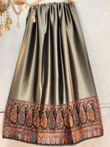 Chal Pashmina Reversible con Diseño Palla, Estilo Mughal, Paisley, Cálido para Invierno, Dupatta para Bodas y Festivales, Fabricación OEM al por Mayor - Product Image 3