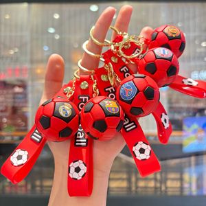 DAMAI Party Plastic Football Team Keychains Party Decor Creative Football Shape Key <b>Rings</b> Buckles Customizable - Product Image 4