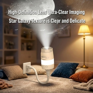 Proyector USB de Alta Calidad, Lámpara 3D DIY con Diseño de Cielo Estrellado, Altavoz Bluetooth, Control por Voz y Temporizador para Dormitorio - Product Image 1