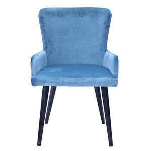 Tissu moderne en velours français, <span class=keywords><strong>chaise</strong></span> de luxe, bleu, noir, vert, gris or brossé, échantillon gratuit, salle à manger, bleu, rouge - Product Image 2