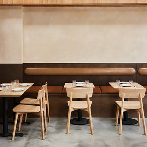 <span class=keywords><strong>Muebles</strong></span> <span class=keywords><strong>de</strong></span> Comedor <span class=keywords><strong>de</strong></span> Estilo Vintage para Cafetería, Cabinas Personalizadas, Sofá Acolchado Suave Montado en la Pared, Mobiliario Comercial para Catering - Product Image 5