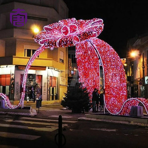 LED Arch Motif <b>Light</b> Waterproof Outdoor Christmas Archway Tunnel Decoration Walk Through Photo Prop Event Lighting - Product Image 4