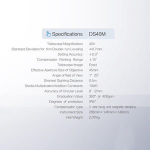 Высококачественные инструменты для съемки с автоматическим уровнем 40X, <span class=keywords><strong>DS</strong></span>-40M автоматический уровень - Product Image 5