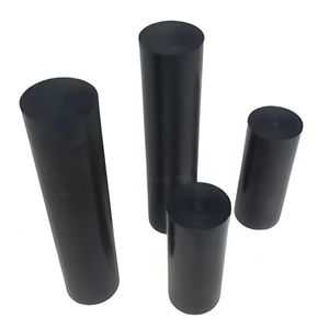 מוט <span class=keywords><strong>ptfe</strong></span> אנטי סטטי מוליך פלסטיק הנדסי מוליך חשמלי עם חומר מילוי פחמן - Product Image 2