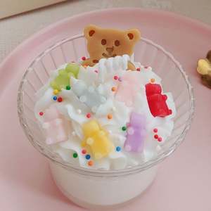 Velas Aromáticas para Regalo de Boda, Novedad 2026, Lindas Velas Desodorizadas de Cera de Soya de Larga Duración con Aroma a Postre - Product Image 1