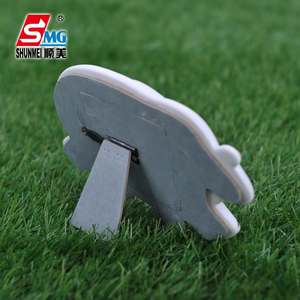 Álbumes de fotos de elefante de yeso DIY, accesorios de marco para niños, pintura artesanal, marco de fotos A4, figurita de Arte de cerámica, regalo de vacaciones - Product Image 4