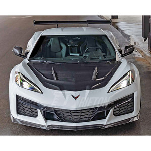 ฝากระโปรงเครื่องยนต์คาร์บอนไฟเบอร์ทรง ZR2 สำหรับ Chevrolet Corvette C8 Stingray Z51 E-Ray Z06 Z07 - Product Image 2