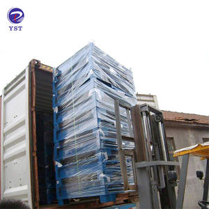 אבקת ציפוי stackable מתקפל מחסן חומר טיפול מתכת אחסון מלגזה מזרן כלוב - Product Image 6