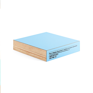 Fami Blue <b>laminate</b> coated multiplex worktop with <b>laminate</b> edging dimensions L2000 P800 H30 mm - Product Image 3