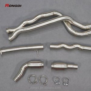 Système d'échappement intermédiaire résonné pour BMW S55 F82 F83 M4 F80 M3, échappement intermédiaire S55 à longueurs égales (2014-2019) - Product Image 4