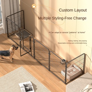 Sınır Ötesi Toptan Köpek Çiti İç Mekan Kaçış Önleyici Evcil Hayvan Kafesi OEM ODM Tedarikçisi Küçük Orta Boy Köpek İzolasyon Eğitim Tuvalet Kulübesi - Product Image 3