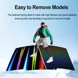 Plaque de construction H1H pour Adventurer 5M/5M <span class=keywords><strong>Pro</strong></span>/AD5X Faisceau lumineux + Plate-forme flexible en acier à ressort fantôme Lit <span class=keywords><strong>chauffant</strong></span> Kobra <span class=keywords><strong>Ender</strong></span> <span class=keywords><strong>3</strong></span>/<span class=keywords><strong>3</strong></span> <span class=keywords><strong>Pro</strong></span> - Product Image 4