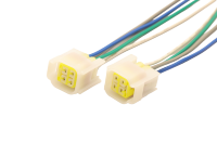 Connecteur Électrique 4 Broches Mâle/Femelle Fuji pour Commutateur de Contrôle de Vitesse, Faisceau de Câblage Automobile, Assemblage de Câble Adaptateur Personnalisé