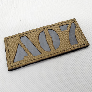 Parches Personalizados con Nombre y Número Cortados con Láser Infrarrojo Reflectante, Parches de Letras IFF para Exteriores - Product Image 3