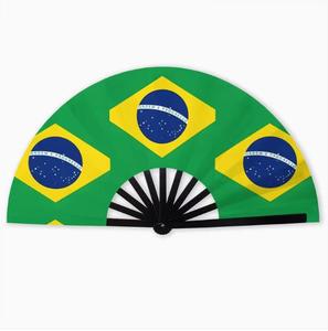 Oferta Especial: Abanico Plegable Grande de Mano Personalizable para el Día del Partido de Fútbol 2026, de 48 Países, Ecológico, de Plástico y Poliéster - Product Image 6
