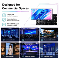 Layar LED Indoor P2.5 P2 Ultra HD 4K/8K HDR10+ Video Wall Tanpa Sambungan untuk Ruang Konferensi, Gereja, Panggung & Periklanan