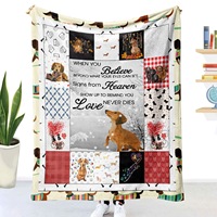 Couverture en flanelle Black Bull Terrier Mom, couverture de sieste légère et résistante à la décoloration pour la chaleur hivernale, taille personnalisée