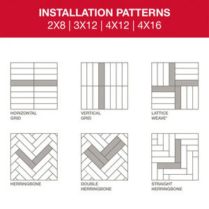 Azulejo de Pared Moderno de Porcelana con Acabado Mate Resistente al Desgaste, 7 mm de Grosor para Uso Interior - Product Image 3