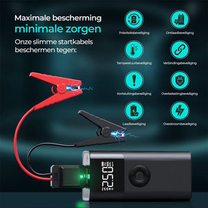 Kit de démarrage de <span class=keywords><strong>voiture</strong></span> 6 en 1 12000mAh 1800A 150PSI pour camion et <span class=keywords><strong>voiture</strong></span> avec compresseur d'air pour véhicules <span class=keywords><strong>essence</strong></span> et diesel 12V - Product Image 2