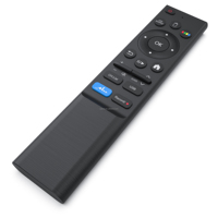 Control Remoto Inteligente para TV con Voz y Bluetooth de 22 Teclas, Control Remoto Inalámbrico con Aprendizaje IR, Carcasa de ABS, OEM ODM Personalizado para Smart TV y Android TV Box