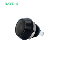 Interrupteur avec bouton-poussoir électronique de jeu momentané, 12mm, 22mm, 24v, rouge, noir, antidéflagrant, haute qualité, 1 pièce